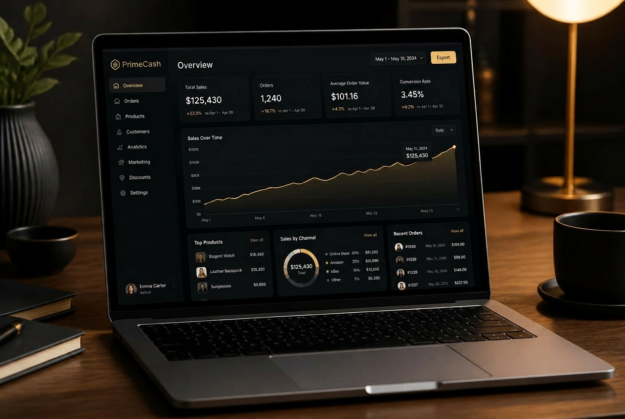 Painel do plano PrimeCash